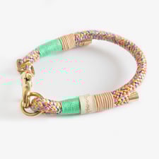 buntes Halsband modern aus Kletterseil