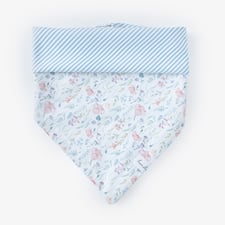 handmade hundehalstuch mit blumen