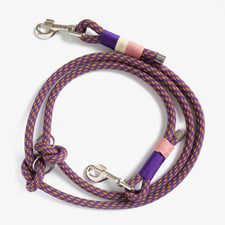 Halsband aus Kletterseil handmade Franken lila rosa