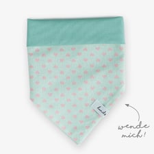 hundsoadli Halstuch für Hunde mit Herzchen