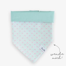 modernes Hundehalstuch zum Valentinstag