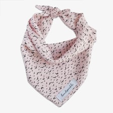 hundsoadli süßes hundehalstuch in rosa