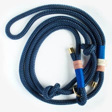 hundsoadli Leine aus Tau blau