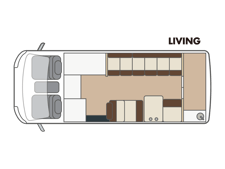 BRILLANTE-リビング フロアプラン
