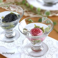 試食　ミニフラワーゼリー