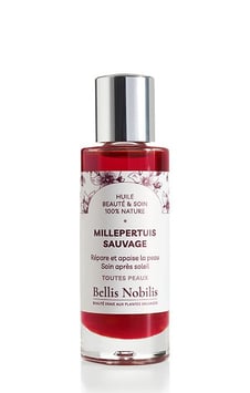 Huile végétale de Millepertuis sauvage, macérât huileux de fleurs de Millepertuis sauvage. Flacon 30 ml