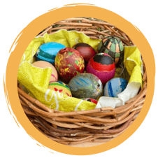 Weidenkörbe flechten - Osternester aus Naturmaterialien