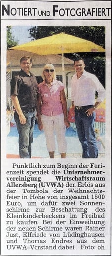 Artikel: RHV, 26. Juli