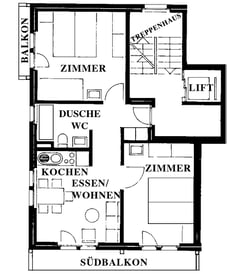 Ground-plan apartment 2