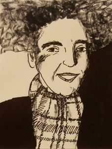 © Simon Kajdi (nach einem Porträt von Lucia Moholy)