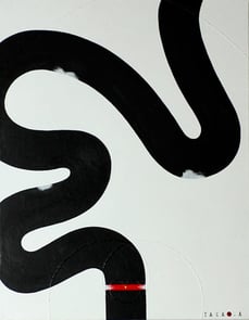 HEBIHANABI 7    318mm×410mm  F6   Acrylic   2015