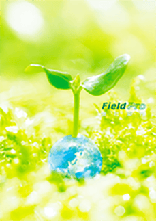 会社案内：仕上がりA4　三つ折り（片観音）