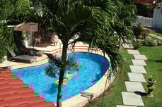 Ausspannen am Pool in Cancun