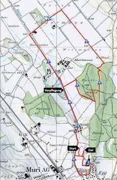 Strecke Murianer Waffenlauf