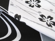 Y-011 カラー浴衣 花鼓柄