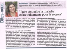 leucémie myéloïde chronique marseille l'hebdo lmc france course contre leucemie