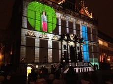 Abendliche Illumination in Bremen