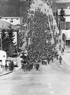 Lauf über die Vue des Alpes nach Neuchâtel