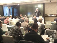 研修会のようす　マイナンバー制度について