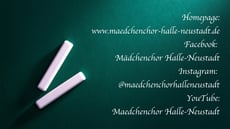 Mädchenchor Halle-Neustadt's Jimdo-Page!