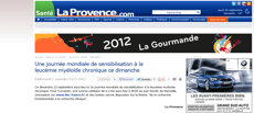 La Provence.com lmc france leucemie cml course contre leucémie myéloïde chronique lmc france