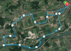 Strecke Wiedlisbacher Waffenlauf