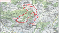 Streckenplan Herderner Waffenlauf