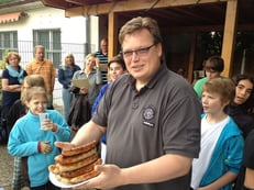 ... ein reichhaltiges Buffet gesorgt!