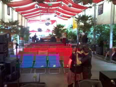 Open Air Stage at Free & Easy Festival, Munich, just before doors opened.