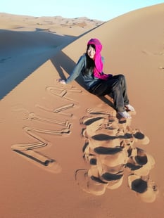 モロッコ・サハラ砂漠にて/Mikaのブログ（有）La belle chaouen