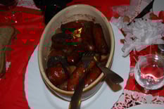 Saucisses fumées au vin de Hongrie