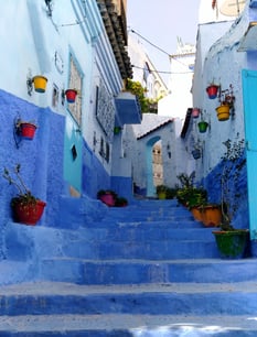 シャウエン旧市街有名な写真スポット