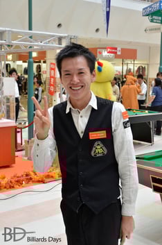 試合直後の吉岡プロ