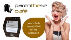PROMO - Profitez jusqu'au 10 février 2018 d'une remise jusqu'à -20% sur une sélection de capsules http://www.parenthesecafe.fr/boutique/?refid=Eddy_Cleret