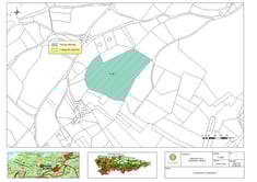 Delimitación de finca en relación al parcelario catastral