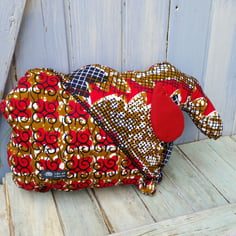 coussin mouton en wax