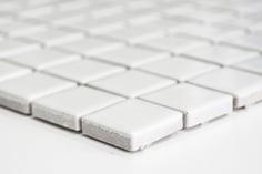 mosaico ceramica colore bianco lucido