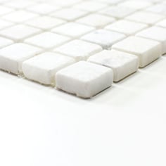 mosaico marmo Bianco Carrara