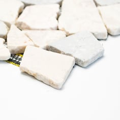 mosaico palladiana marmo mix grigio botticino