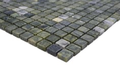 mosaico marmo verde 15x15 mm