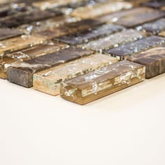 Mosaico Marmo Vetro 15/50mm Brick Broken Emperador