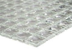 Mosaico in Vetro Cristallo Silver