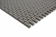 mosaico a mattoncino vetro tessera 5/20mm grigio