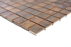 mosaico metallo rame 