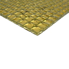 Mosaico in Vetro Cristallo Gold