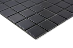 Mosaico NERO Vetro Trasparente lucido