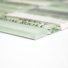 Mosaico Marmo Vetro 23/98mm City White