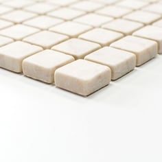 mosaico marmo Botticino anticato