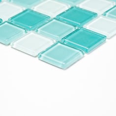 Mosaico CRYSTAL MIX ACQUAMARINA Vetro lucido