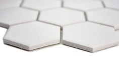 Mosaico Esagoni 51/59 BIANCO ANTISCIVOLO opaco